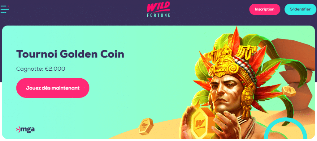 Casino Wild Fortune lobby